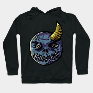 Demon Face Ball Hoodie